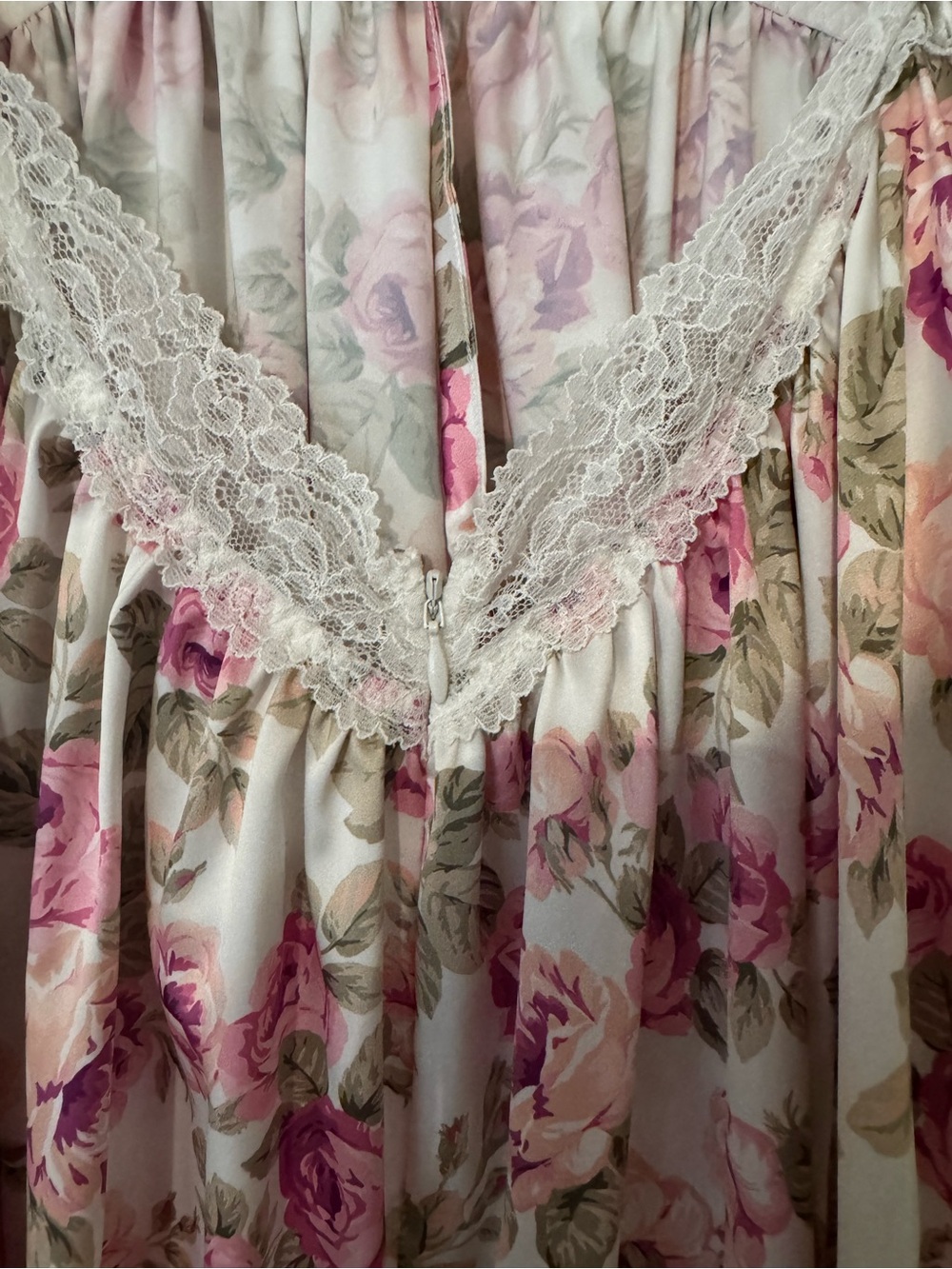 For Love And Lemons Pink and Cream Floral Dress - Picture 7 of 7
